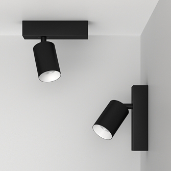 Накладной поворотный светодиодный светильник Ledron SAGITONY E S60 Black-White