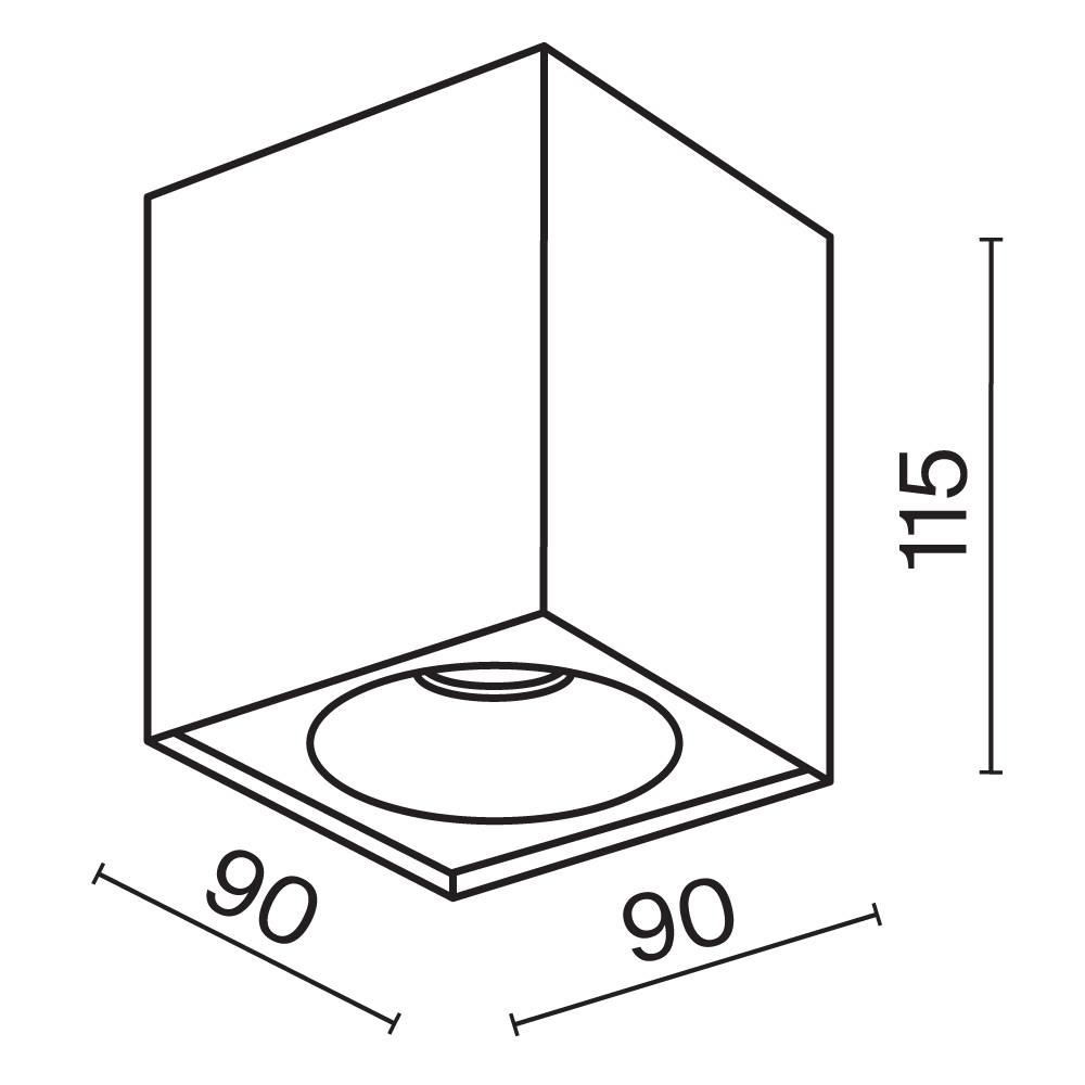 Потолочный светильник Technical C030CL 01