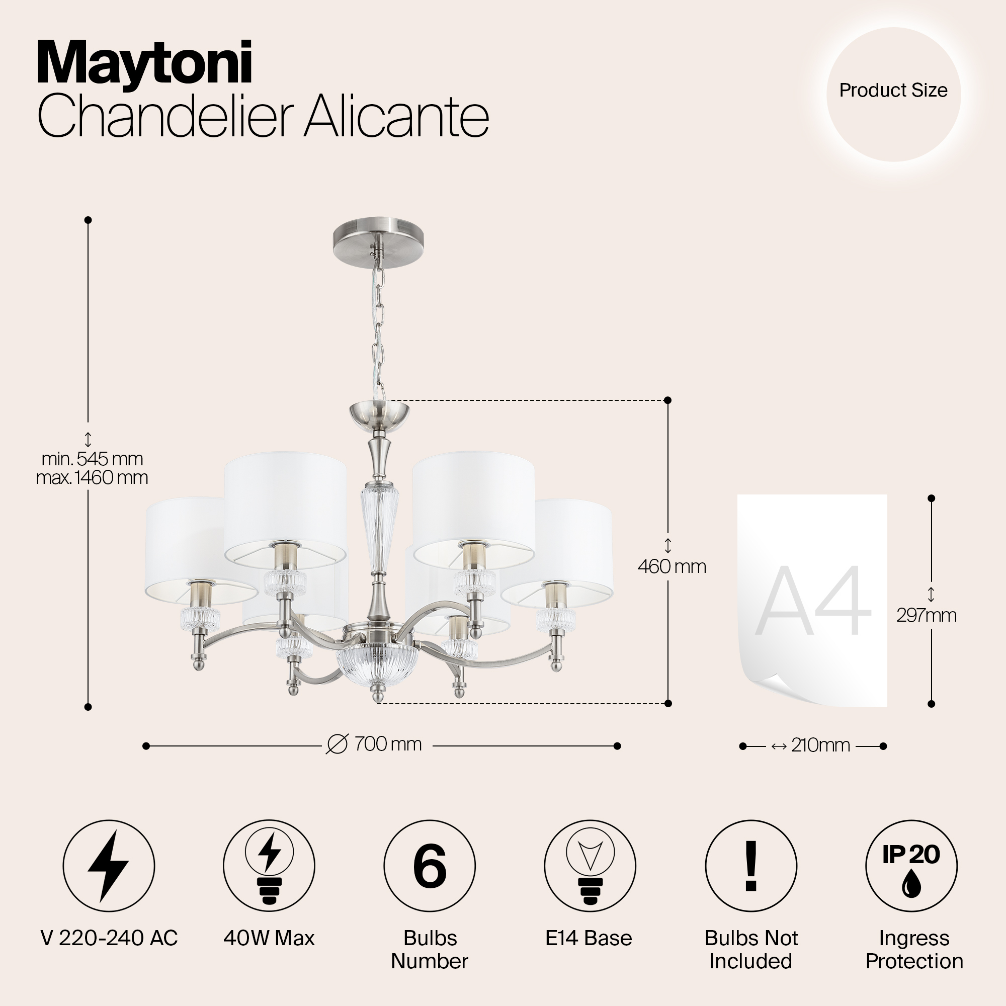 Люстра Maytoni MOD014CL 06
