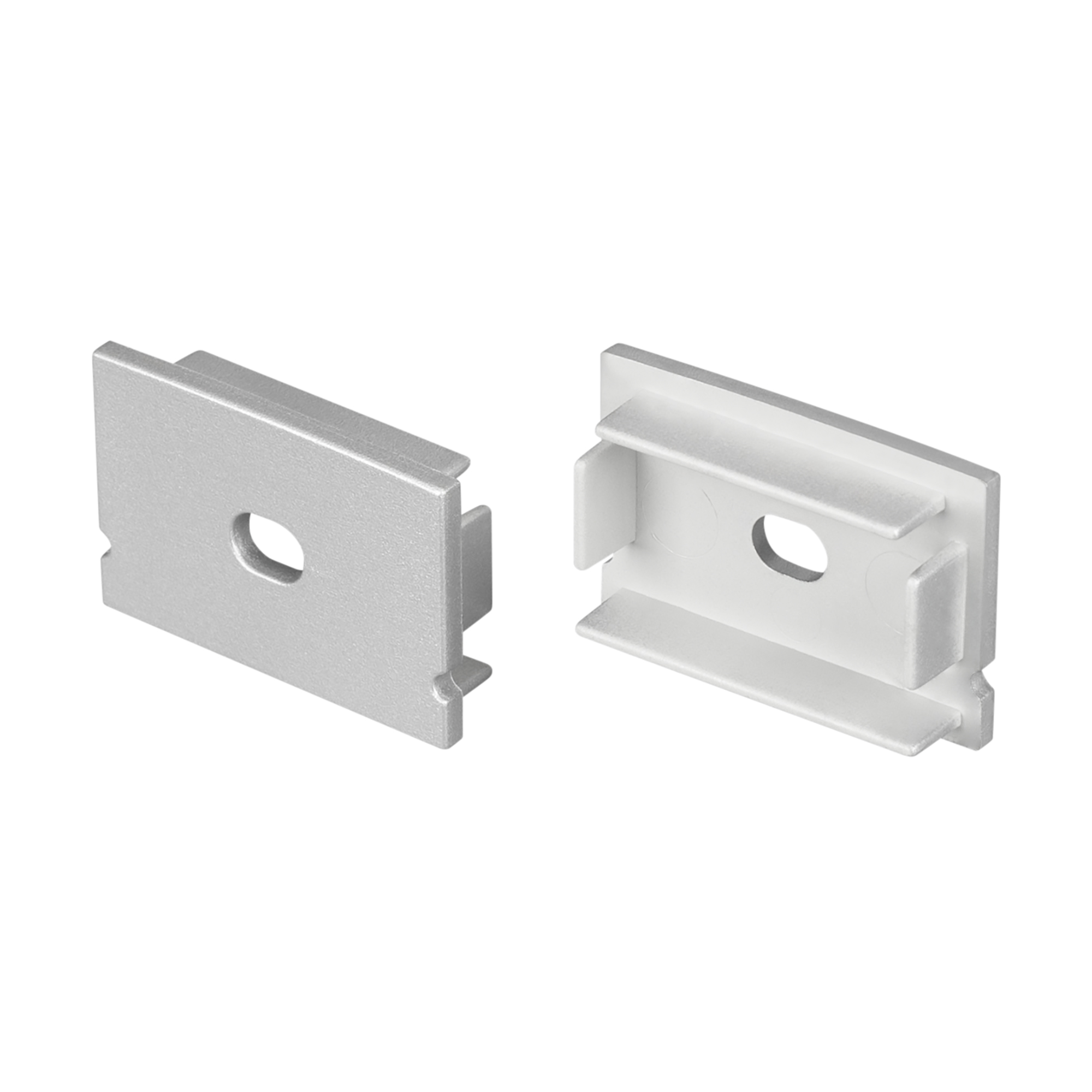 Заглушка LINE 3020 SILVER с отверстиемARL 057058