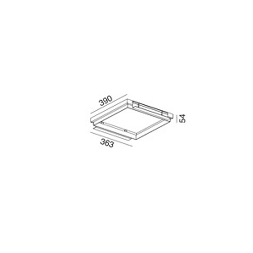 Встраиваемый светильник Wever & Ducre 12819 FLAT MOUNTING SET