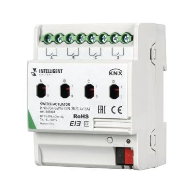 INTELLIGENT ARLIGHT Релейный модуль KNX 704 SW16 DIN INTELLIGENT ARLIGHT Релейный модуль KNX 704 SW16 DIN