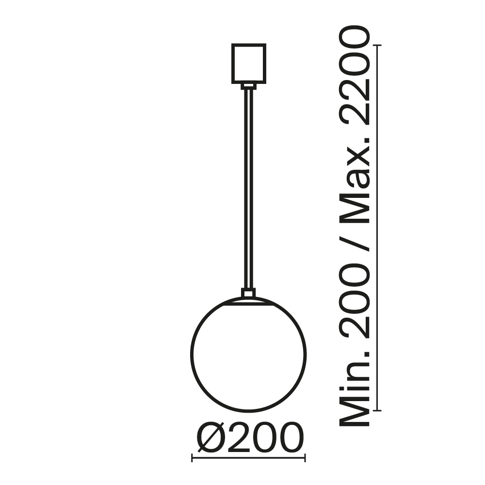 Подвесной светильник Technical P039PL 5W3K 20