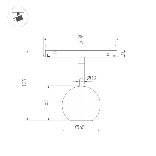 Светильник MAG ORIENT ORB R60 10W 5 лет