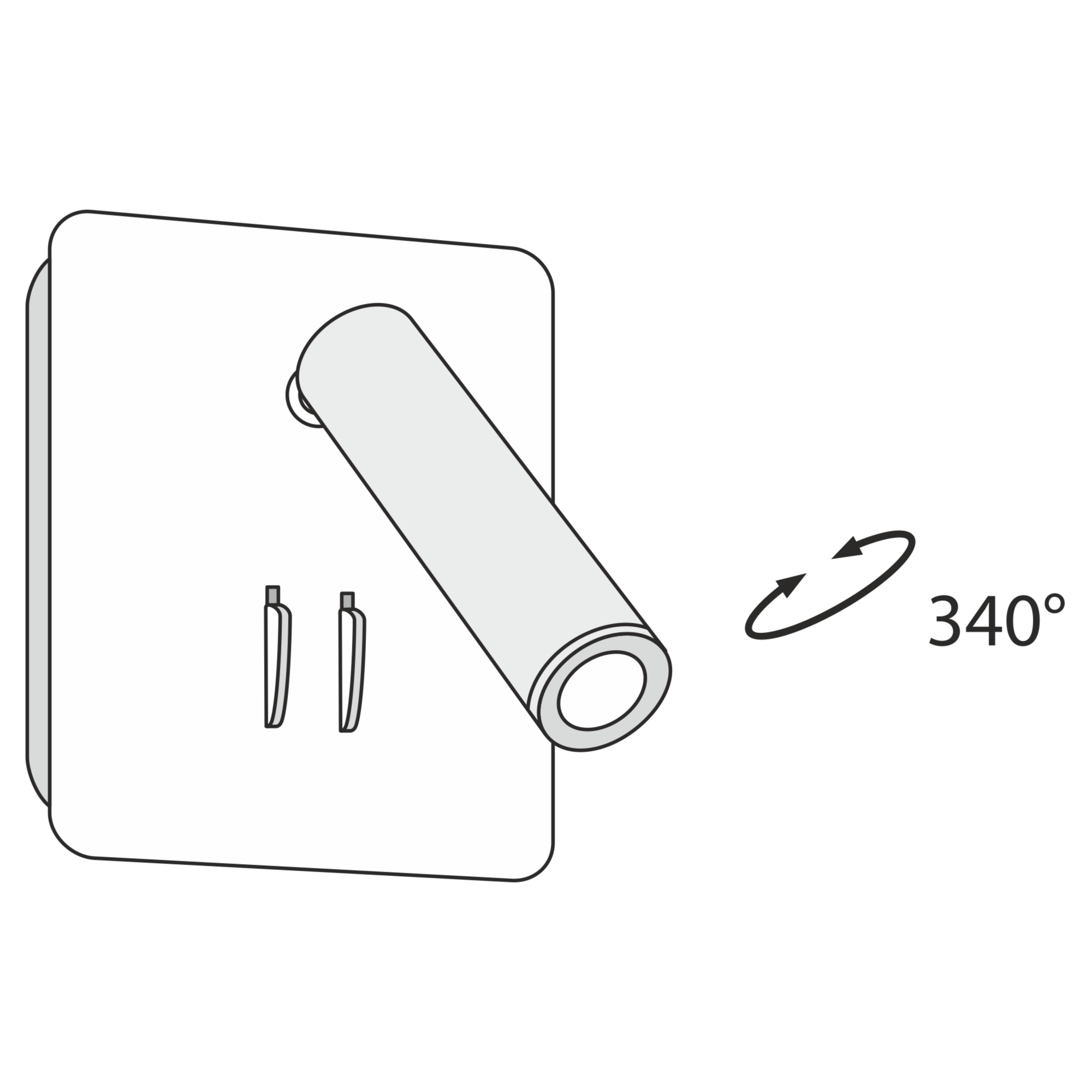 Настенный светильник (бра) Technical C175 WL 01 6W
