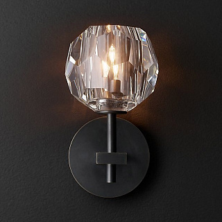 Бра Restoration Hardware Boule De Cristal  Single Sconce Bronze