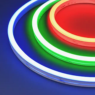 Светодиодная лента герметичная MOONLIGHT-SIDE-B84-12x17mm 24V RGB (12 W/m, IP67, 0,5m, wire x1) (Arlight, Образец) 055536