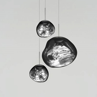 Подвесной светильник Tom Dixon Melt LED Chrome Trio