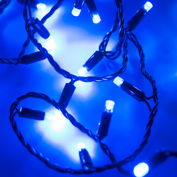 Светодиодная гирлянда ARD STRING CLASSIC 10000 100LED FLASH BLUE Светодиодная гирлянда ARD STRING CLASSIC 10000 100LED FLASH BLUE