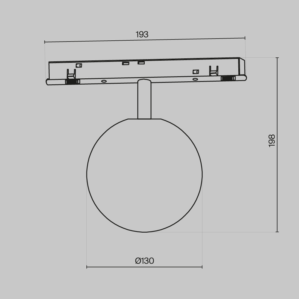 Трековый светильник Technical TR038 4 5WTW DD