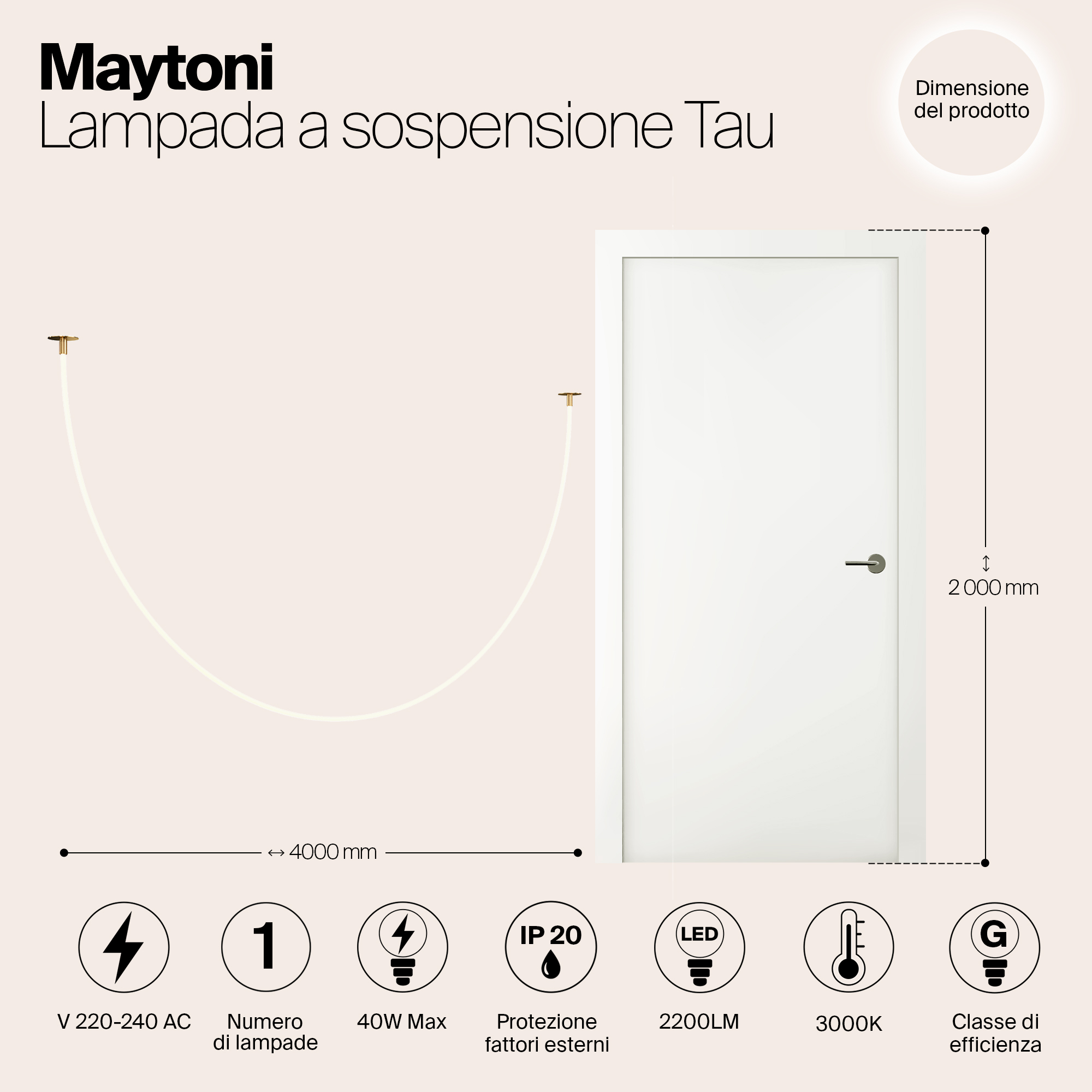 Подвесной светильник Maytoni MOD146PL L40