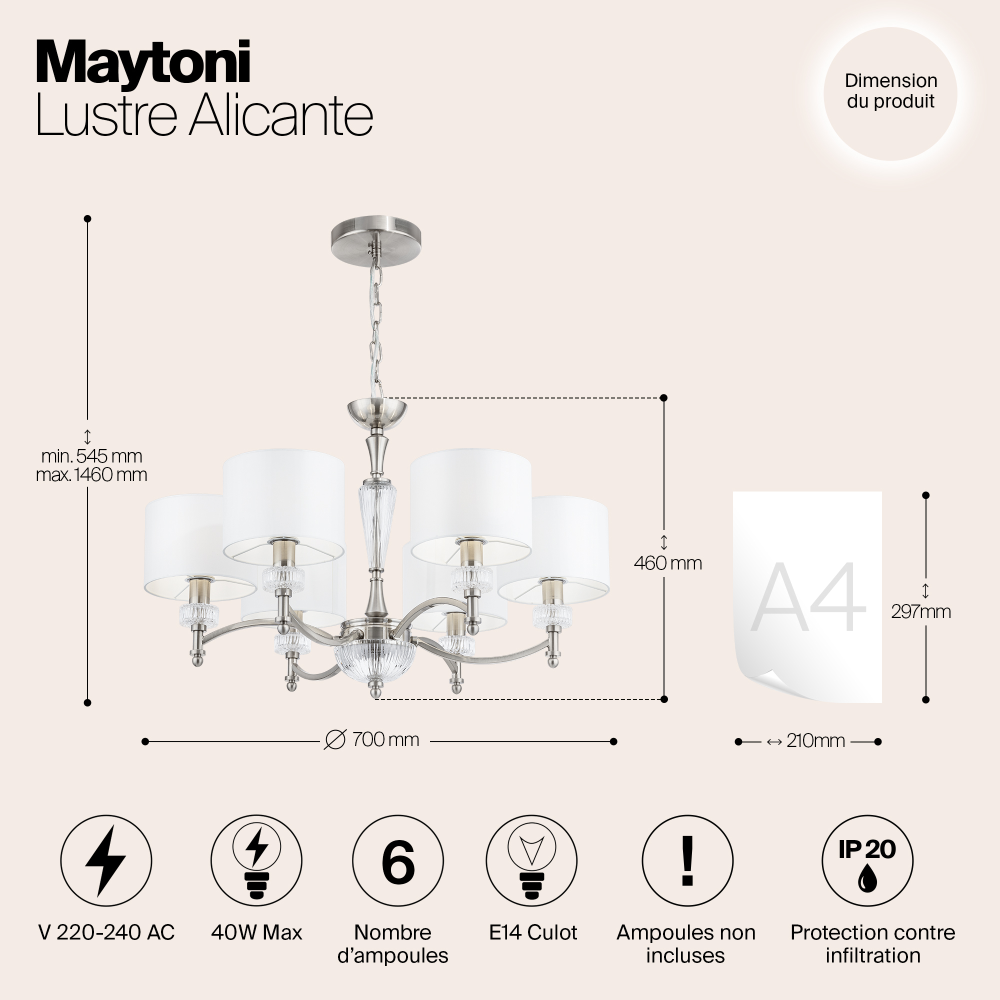 Люстра Maytoni MOD014CL 06