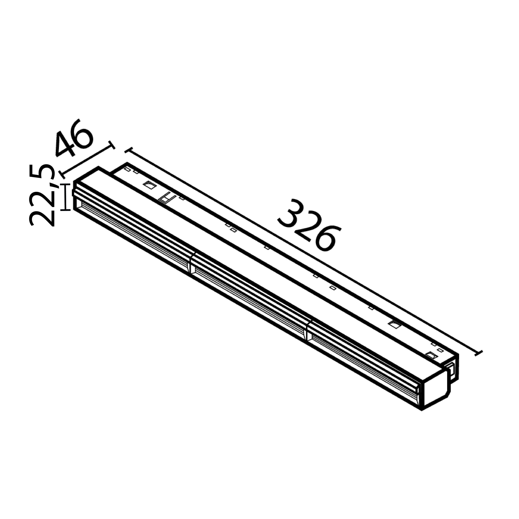 Трековый светильник Technical TR106 2 18W3K