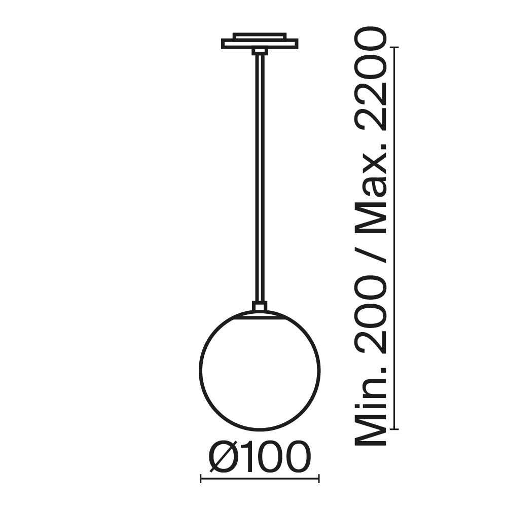 Подвесной светильник Technical P039PL 5W4K 10INS