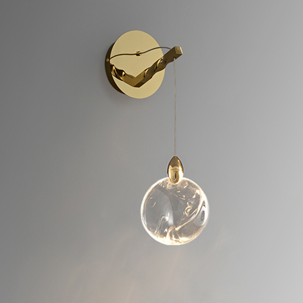 Настенный светильник MT9176-1WB titanium gold