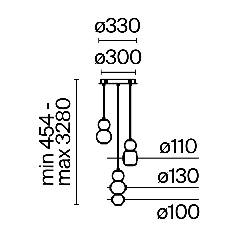 Подвесной светильник Maytoni MOD273PL L33