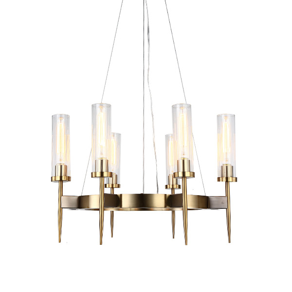 Люстра Alouette 6 brass