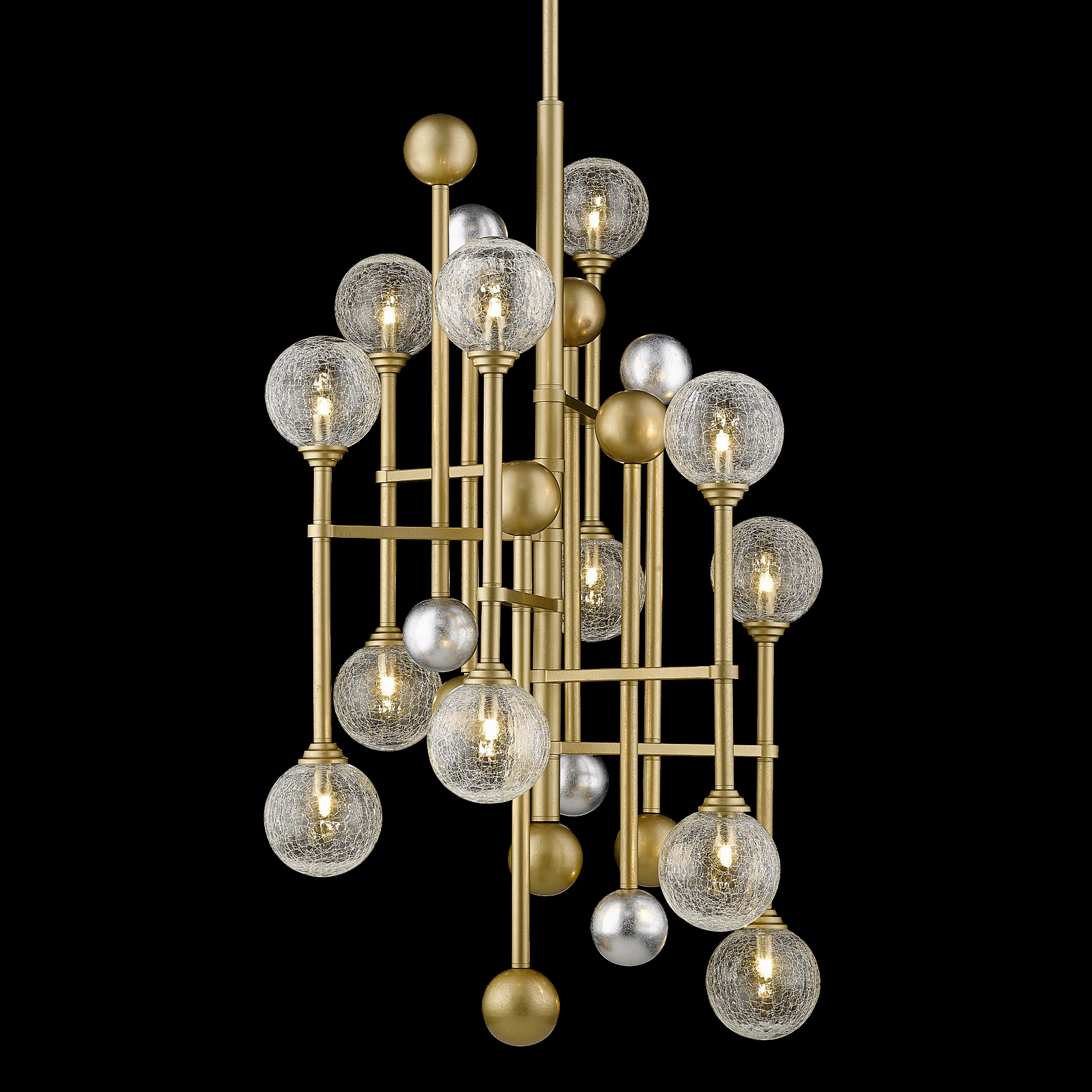 Люстра Fluxus 12 gold