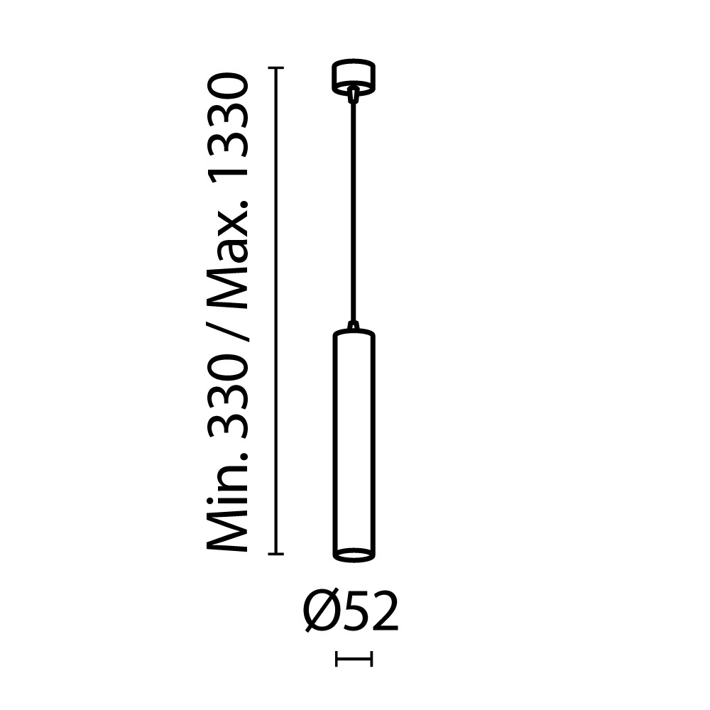 Подвесной светильник Technical P072PL L12W3K 1