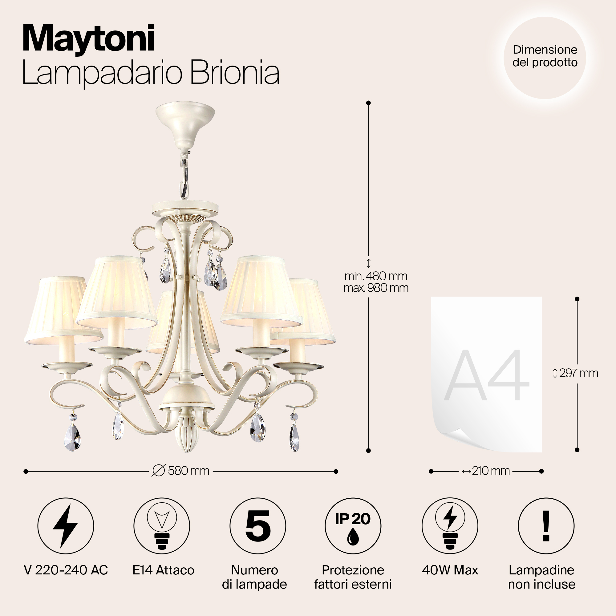 Люстра Maytoni ARM172 05