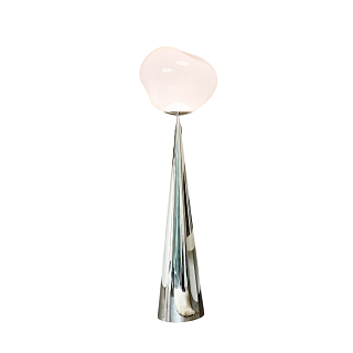 Торшер Tom Dixon Melt Cone Fat Opal/Silver LED