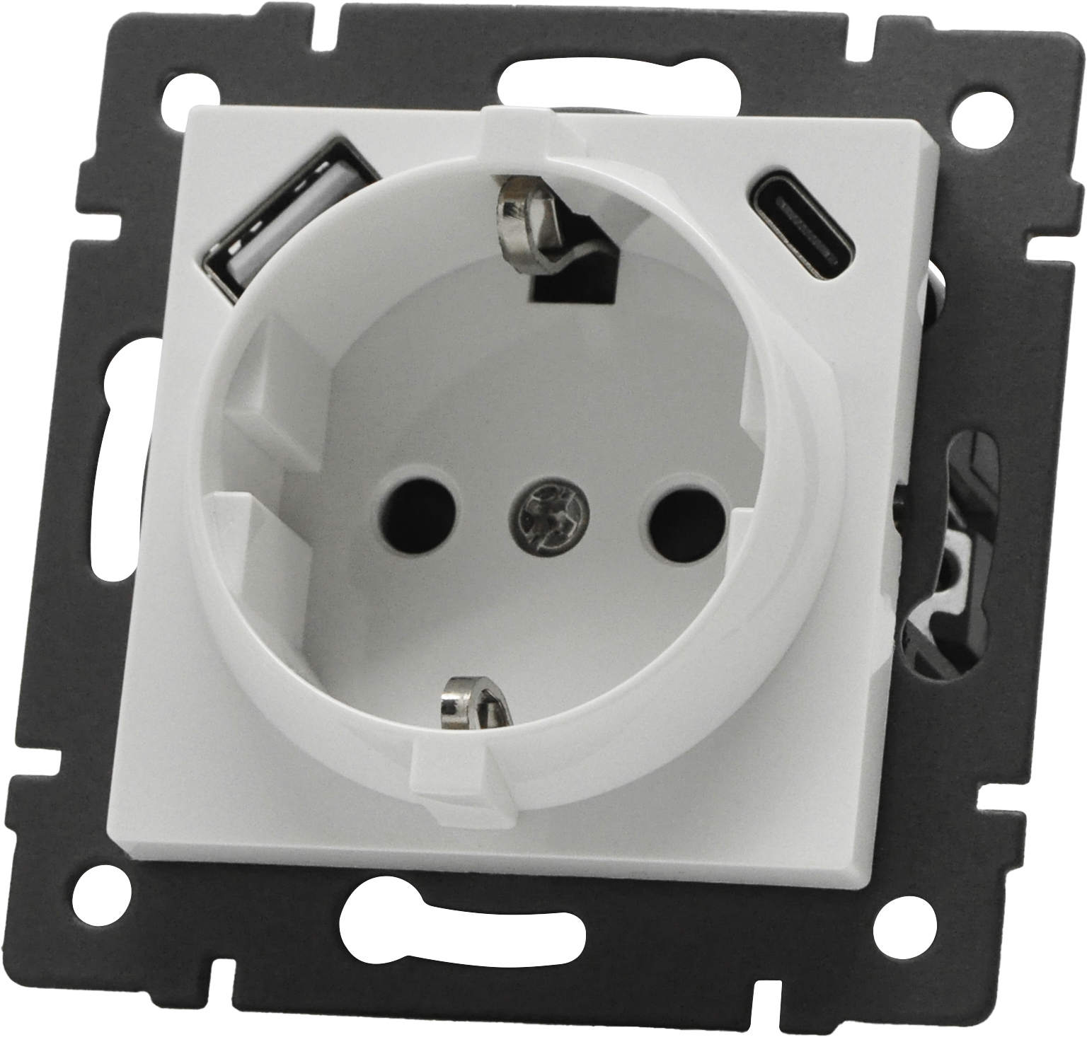 Механизм розетки с быстрой USB зарядкой SCT MUAC PL V