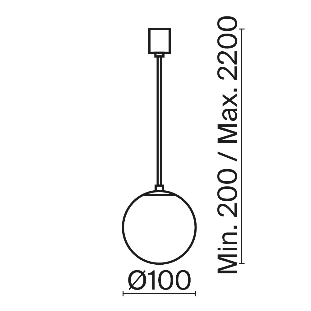 Подвесной светильник Technical P039PL 5W4K 10