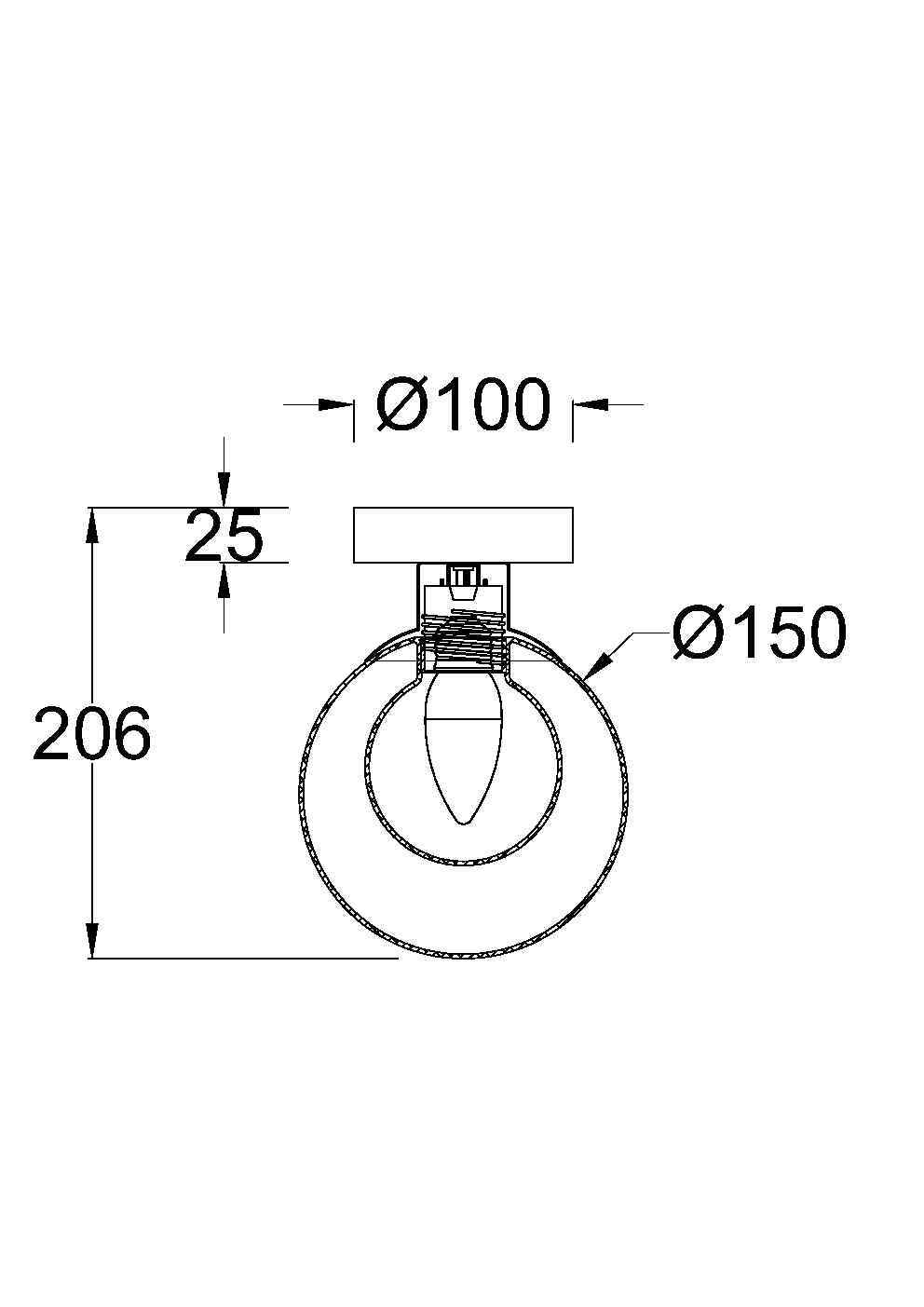 Настенный светильник (бра) Maytoni MOD521WL 01G1