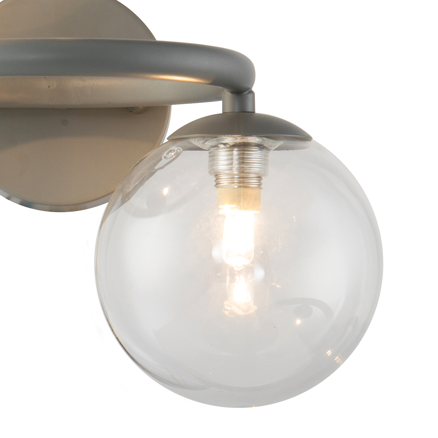 Люстра Wendt 6 grey/clear