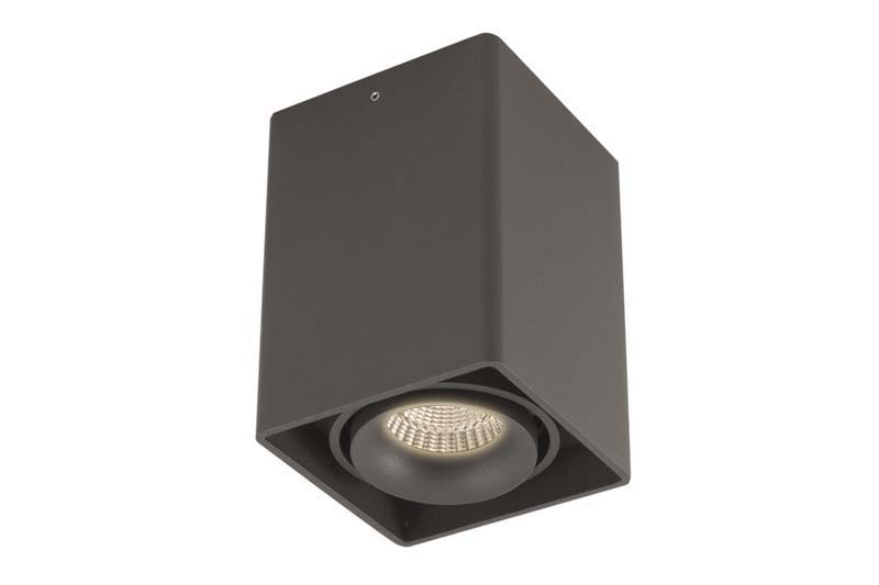 Накладной светильник под сменную лампу DL18611/01WW-SQ Shiny black Lumme