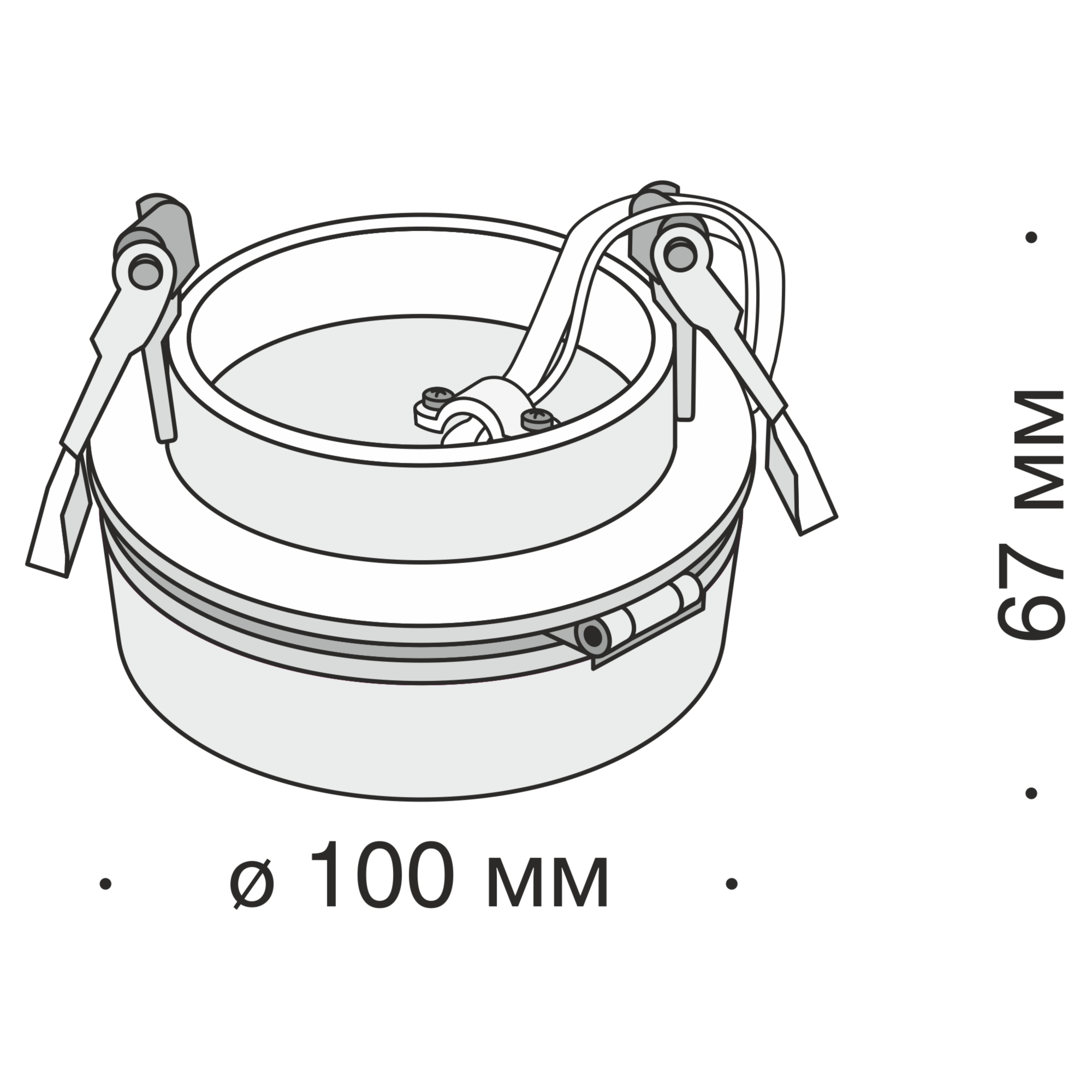 Встраиваемый светильник Technical DL2003 L12