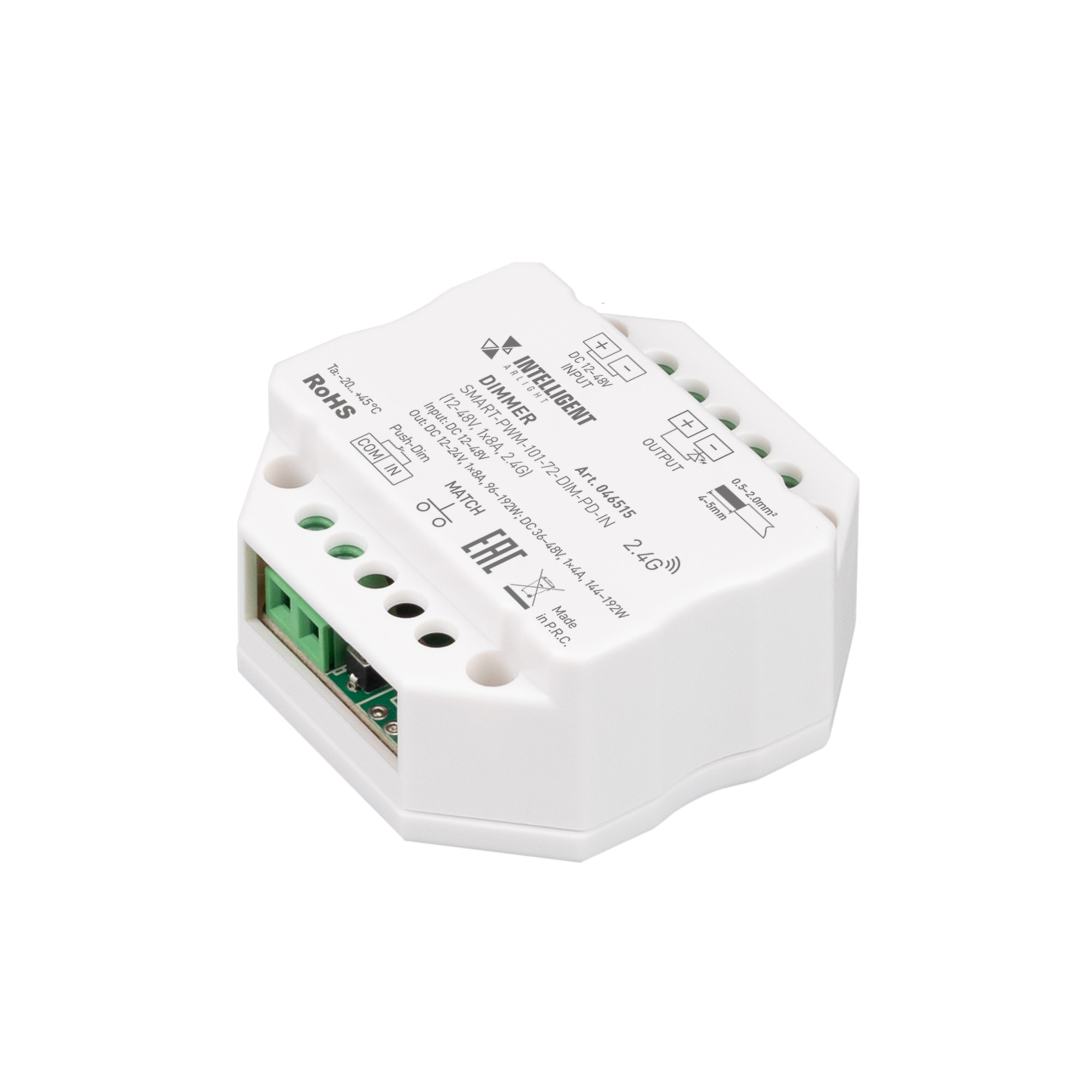 INTELLIGENT ARLIGHT Диммер SMART PWM 101 72 DIM PD IN 5 лет INTELLIGENT ARLIGHT Диммер SMART PWM 101 72 DIM PD IN 5 лет
