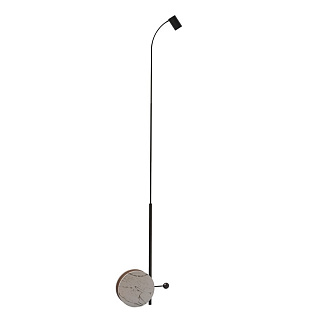 Торшер Lumen Center Chiocciola black/white