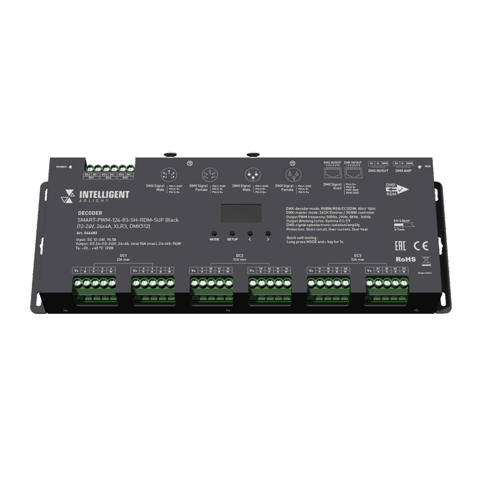 INTELLIGENT ARLIGHT Декодер SMART PWM 124 83 SH RDM SUF 5 лет INTELLIGENT ARLIGHT Декодер SMART PWM 124 83 SH RDM SUF 5 лет