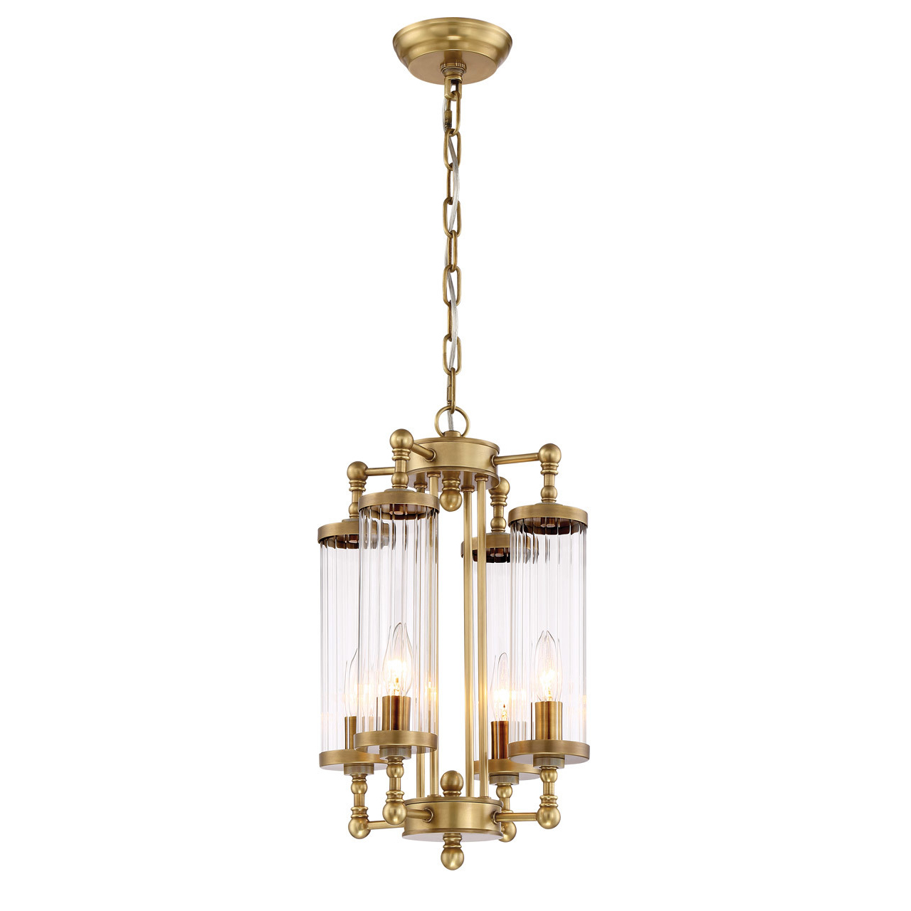 Люстра Regis 4 brass