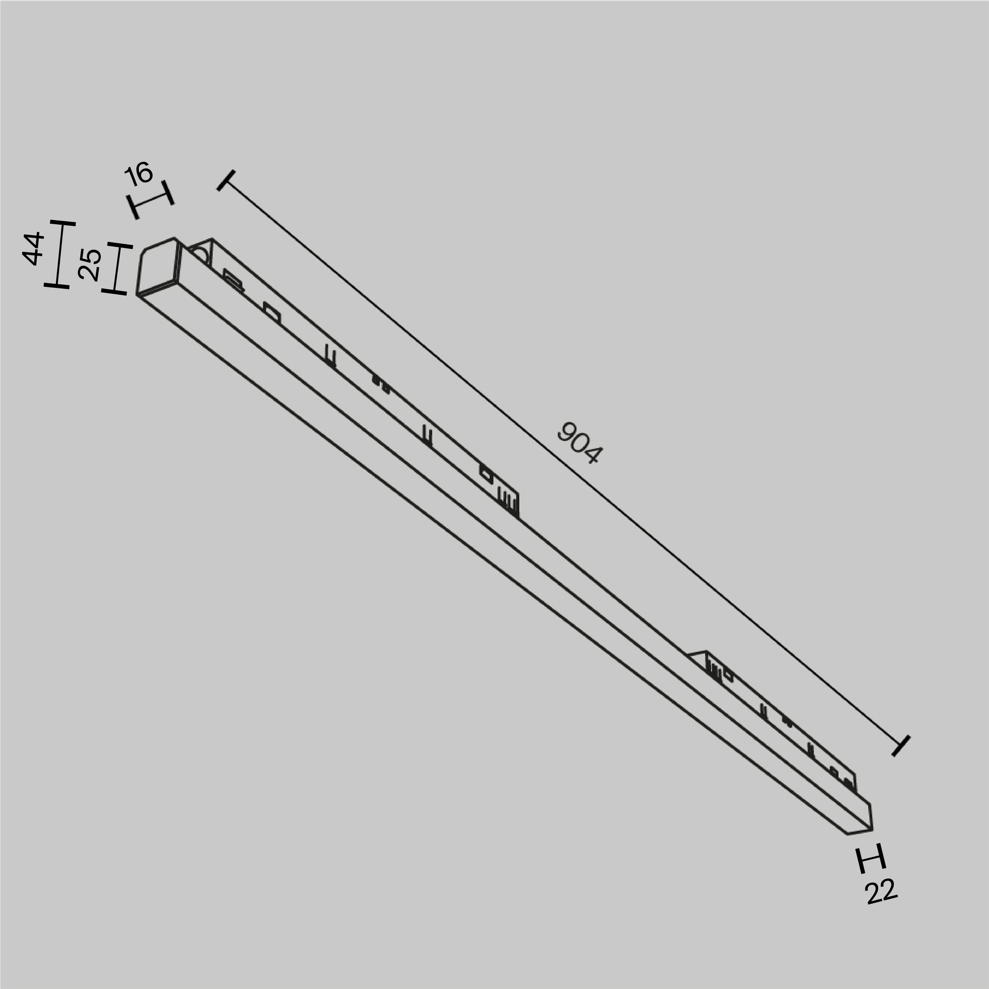 Трековый светильник Technical TR030 4 30WTW DD