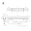 Линейный прожектор AR-LINE-500-9W Warm3000 (GR, 30 deg, 230V) (Arlight, IP65 Металл, 3 года) 037366(1)