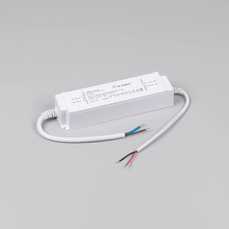 Блок питания ARPJ-SP-421400-PFC (60W, 21-42V, 1.4A) (Arlight, IP67 Пластик, 5 лет) 037271