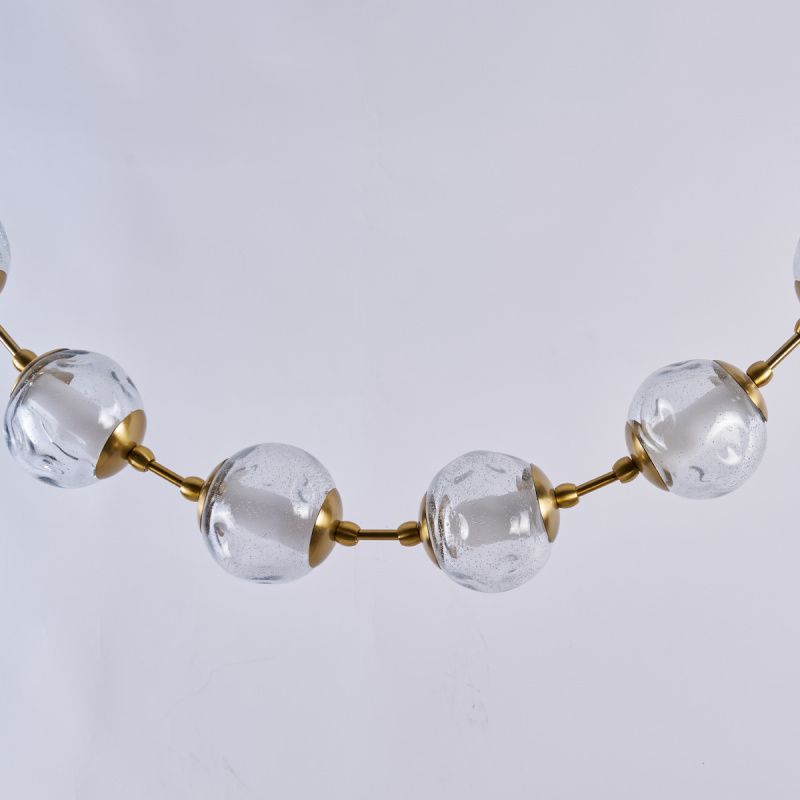 Подвесной светильник OD2437A-16 brass/clear