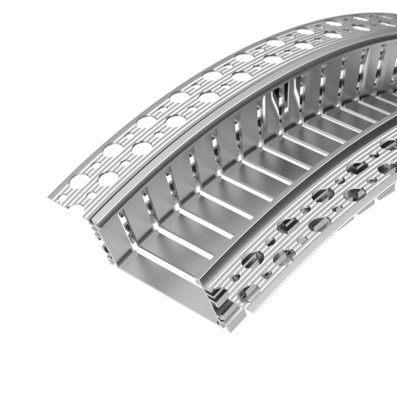 Профиль FANTOM-BENT-W49-TOP-2000 ANOD (Arlight, Алюминий) 046429
