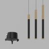 Подвесной (встраиваемый) светодиодный светильник Ledron SAGITONY R BASIC T40 Wooden 300 Black