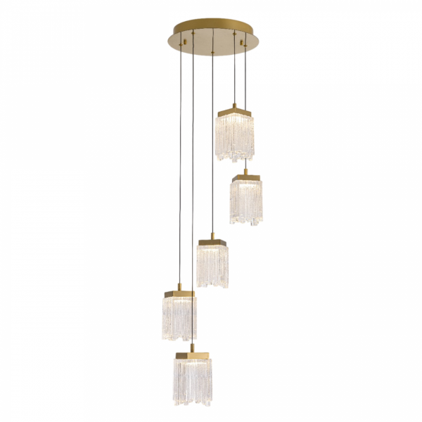Подвесной светильник MD25020403-5A2 Satin gold