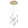 Подвесной светильник OD2433-5 gold/clear