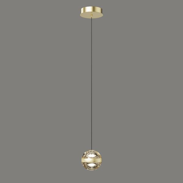 Подвесной светильник MD23030088-1A brass/champagne