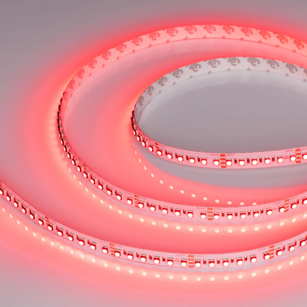 Светодиодная лента MINI-F120-12mm 24V RGB (22.4 W/m, IP20, 3535, 5m) (Arlight, Открытый) 022719(2)