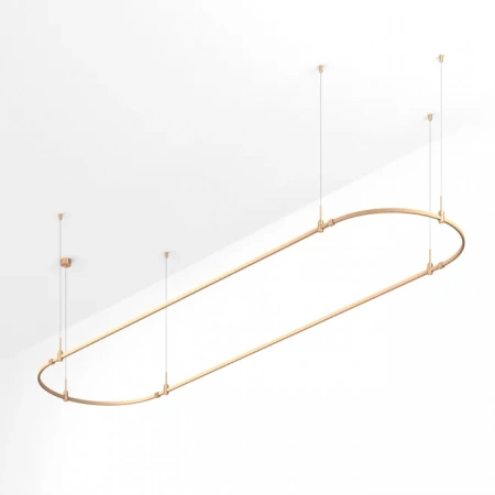 Основание ART-APRIORI-OVAL-HANG-4000x1000 (GD) (Arlight, IP20 Металл, 3 года) 054525