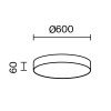Потолочный светильник Technical C032CL-90W4K-RD-W