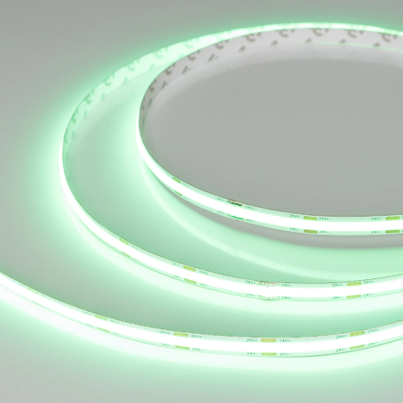 Светодиодная лента COB-5000-CSP-544-24V Green (8mm, 11.5W, IP20) (Arlight, -) 032174