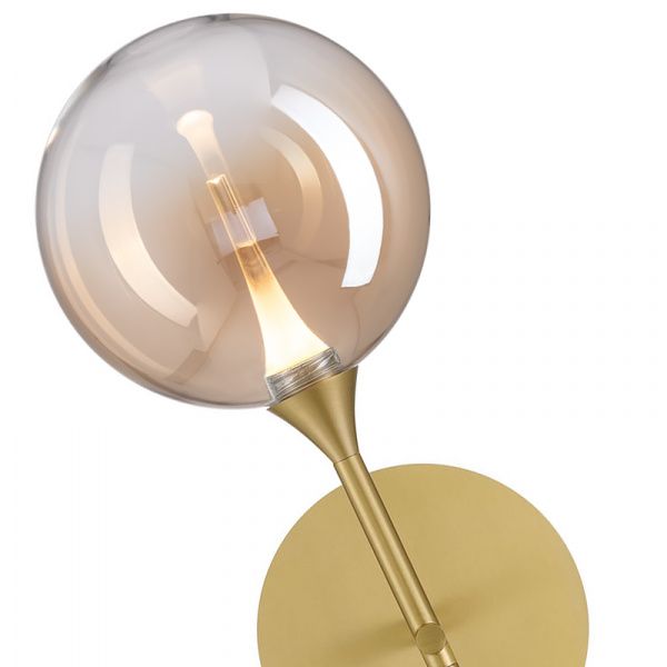 Настенный светильник MB23001045H-1B brass/champagne