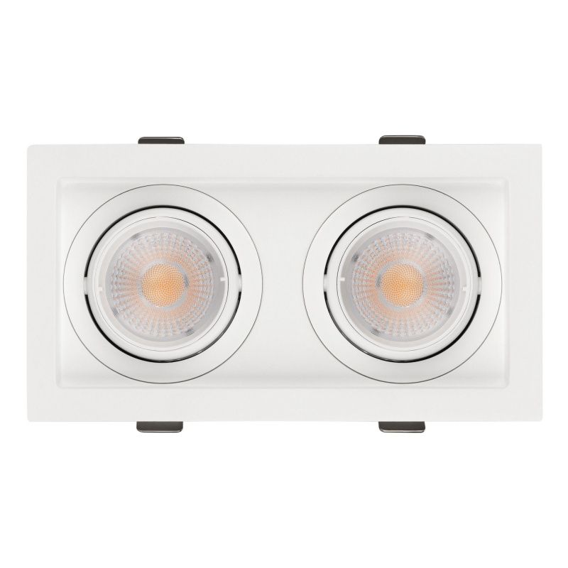 Светильник MS-VORTEX-BUILT-S170x90-2x12W Warm3000 (WH-WH, 40 deg, 230V) (Arlight, IP20 Металл, 5 лет) 057761